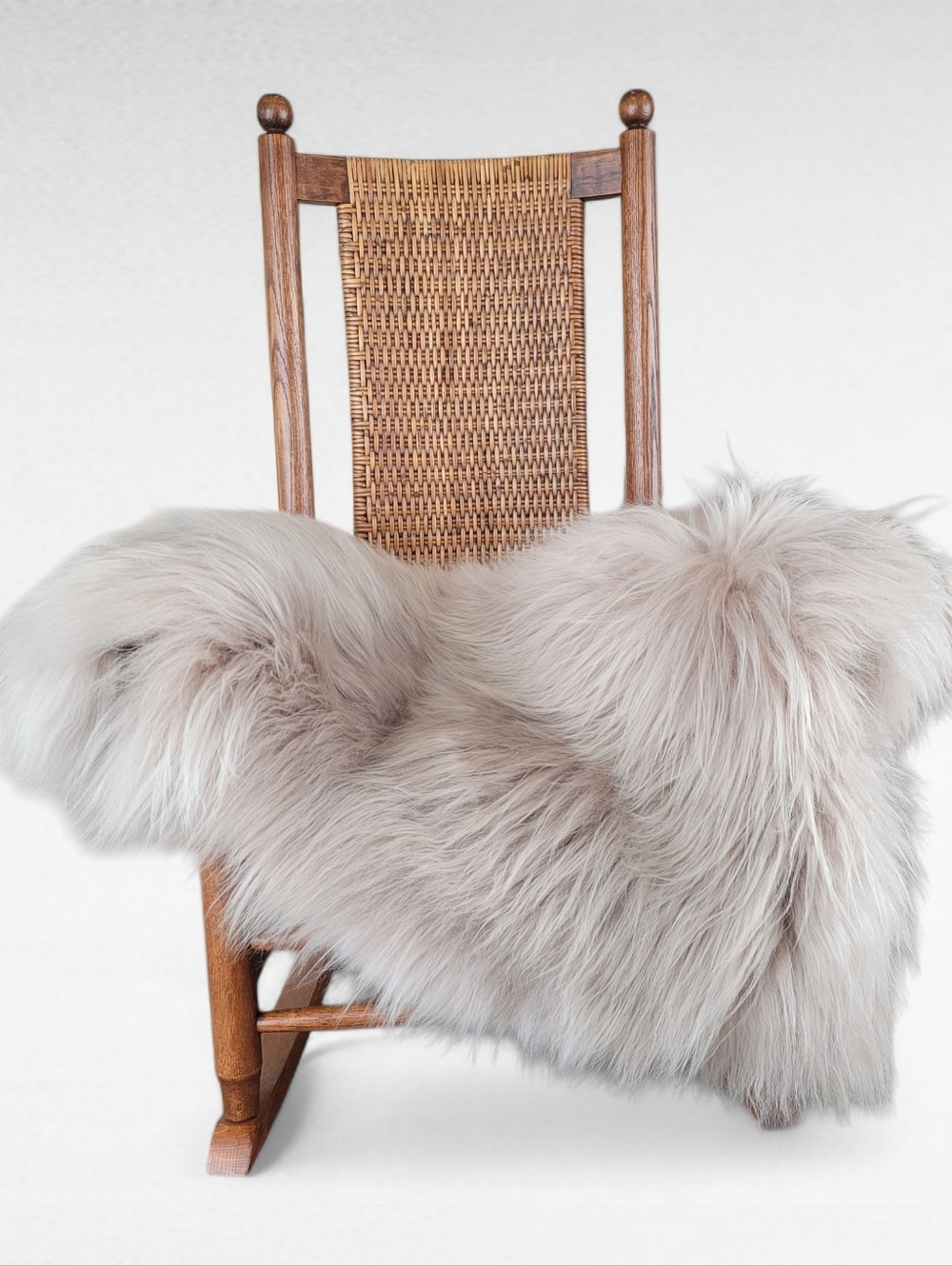 Blush Greige Icelandic Sheepskin | Taupe, Desert Rose & Silver TonesBlush Gre